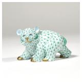 HEREND PORCELAIN BABY BEAR