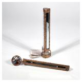 (2pc) WINDSEYE KALEIDOSCOPES | Windseye by Doug Johnson, two hand-crafted copper kaleidoscopes, one 