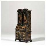 POLLIE SIMPSON CHINOISERIE DOLLHOUSE MINIATURE | Secretary desk, signed on verso and dated May 1980 