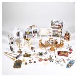 DOLLHOUSE KITCHEN COLLECTION | An extensive collection of miniature dollhouse kitchen fixtures, furn