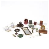 NATASHA, ANRI, & OTHER MINIATURES | Miniature dollhouse decorative accessories, including a Natasha 