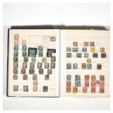 EARLY AMERICAN STAMP COLLECTION | An album of 19th century U.S. postage stamps, including Scott #s 1