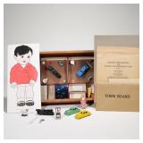 STANFORD-BINET COMPLETE TEST MATERIAL | By Lewis Terman and Maud A. Merrill, in a wooden fitted box 