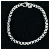 TIFFANY & CO STERLING VENETIAN LINK BRACELET | Designed as a sterling silver Venetian link bracelet,