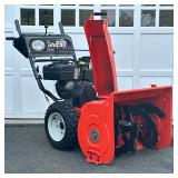 ARIENS CLASSIC 824 GAS SNOW BLOWER | 8.5 horsepower gas snow blower with 24" bucket, serviced last y