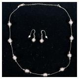 STERLING & MURANO GLASS JEWELRY | Gineva Murano Glass jewelry designed as a Sterling silver necklace