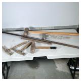 MASONRY TOOLS | Including: sledgehammer, rock hammers, rock chisel, pry bar, and more!