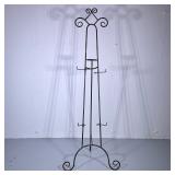 ADJUSTABLE ART EASEL | Tripod metal art easel with 4 adjustable arms. - h. 68.5 x w. 19 x l. 24.5 in