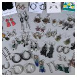 LARGE LOT OF EARRINGS | Large lot of mixed earrings including: Stella & Dot, Lia Sophia, Lauren Conr
