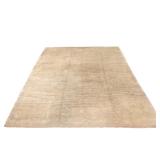 TEXTURED WOOL CARPET | Safavieh contemporary beige wool carpet. - w. 121 x l. 169 in