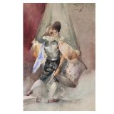 IMHOFF WATERCOLOR | Late 19th century, original watercolor painting, signed upper right and inscribe