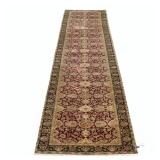 SCULPTED HALL RUNNER (1 Of 2) | Traditional Persian style corridor rug with an overall floral patter