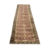 SCULPTED HALL RUNNER (2 Of 2) | Traditional Persian style corridor rug with an overall floral patter