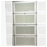(2pc) PAIR IKEA SEKTION HORIZONTAL CABINETS | Pair of IKEA horizontal Sektion wall cabinets, each un