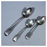 (3pc) STERLING SILVER SERVING SPOONS | Including large serving spoon and 2 smaller serving spoons wi