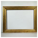 ANTIQUE CARVED WOOD & GILT FRAME | Antique carved wood frame with gilt decoration, 18 x 25.5 in. Sig