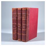 (3pc) COLLECTION OF WALT DISNEY COMICS | Collection of Walt Disney Comics in bound books with leathe