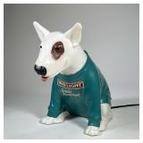SPUDS MACKENZIE BAR LAMP | 1980s Bud Light bar lamp. - h. 15 x w. 9.5 x l. 15 in