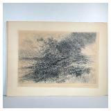 GABOR F. PETERDI (American 1915-2001) LITHOGRAPH | Rolling Sea. Lithograph on paper. 17 x 24 in. Sig