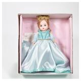 (2pc) PAIR PORCELAIN DOLLS | Includes; girl in wedding dress and girl in traditional European wear. 