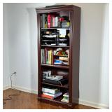 WOODEN BOOKSHELF | Having 5 shelves - h. 71 x w. 14 x l. 29.5 in