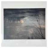 JEAN LINVILLE PRINT | Liquid Life. 7 x 9.5 in. Sight. Signed & Titled on bottom, labeled on verso - 