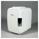COOLULI MINI FRIDGE | Cooluli Classic 4L mini fridge with warm & cool functions, includes 110V AC ad