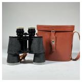 ATCOLUX BINOCULARS | Atco Lux 7X50 fully coated optics binocular, no. 479753, with a leather neck st