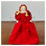 LITTLE RED RIDING HOOD DOLL | Two sided red riding hood doll with reversible skirt and two faced wol
