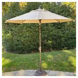 Outdoor Patio Umbrella | Treasure Garden, adjustable. - dia. 18.5 in (base)