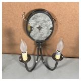 PAIR VENETIAN MIRRORED SCONCES | Retailed by Visual Comfort, New York: a pair of Venetian style two-