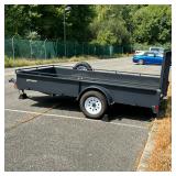 BELMONT 6 x 12 UTILITY / LANDSCAPING TRAILER | 6x12 UT612SS single axle utility trailer with metal g