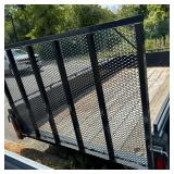 BELMONT 6 x 12 UTILITY / LANDSCAPING TRAILER | 6x12 UT612SS single axle utility trailer with metal g