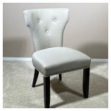 SIDE CHAIR | Three button tufted tapering back with decorative tacks around the seat. - h. 36 x w. 2