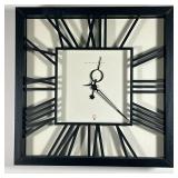 STERLING & NOBLE WALL CLOCK | Modern design with Roman numerals. - h. 15 x w. 15 x d. 4 in