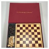 NIB WOODBRIDGE COLLECTION CHESS BOARD | New in box wooden chess board from The Woodbridge Collection