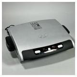 GEORGE FOREMAN GRILL | Grill only, not tested, no catch trays. - h. 5.5 x w. 16 x d. 13 in