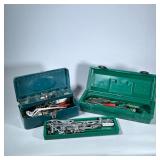 MIXED HAND TOOLS | Including mixed lot of wrenches, screwdrivers, socket sets, saw, and more in 2 to