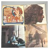 (4pc) CAROLE KING VINYL RECORDS | Carole King vinyl record albums including: Fantasy (SP 77018) Rhym