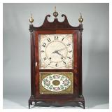 ELI TERRY PILLAR & SCROLL CLOCK | Pillar and scroll mantel clock by E. Terry & Sons, Plymouth, CT, c