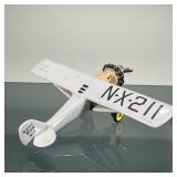 Spirit of St. Louis Ceramic Plane | h. 2.5 x w. 10 x d. 8 in