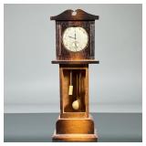 ELGIN POCKETWATCH & SAFE | An Elgin pocket watch with engraved silver-tone case, monogrammed on vers