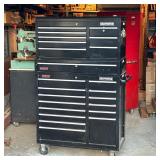 Craftsman Grip Latch Ball Bearing Tool Chest | Lowe chest with handle with additional medial shelf p