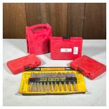 (5pc) Drill Bit Sets | Craftsman, Black & Decker, Milwaukee, etc, including an Irwin Speedbor 2000 W