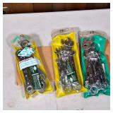 (3pc) S-k Wrench Sets | S-K Tools, including 4 ratcheting box wrenches, two 9 piece comb wrench sets