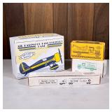 (4pc) Eastwood Company Trucks | Including a die-cast metal Air Eastwood airplane, a Museum of Drag R