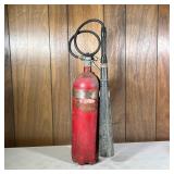 C-o-two Vintage Fire Extinguisher | With cone nozzle. - h. 34 in