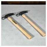 (2pc) Stanley Hickory Hammers | Stanley Professional Hickory hammers. - l. 18 in