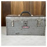 Craftsman Metal Tool Box | Containing various bits and other tools, including a SteeleX Plus 13-piec