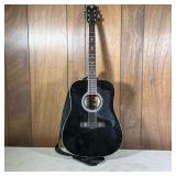 Randy Jackson Acoustic Guitar | Black Randy Jackson guitar.